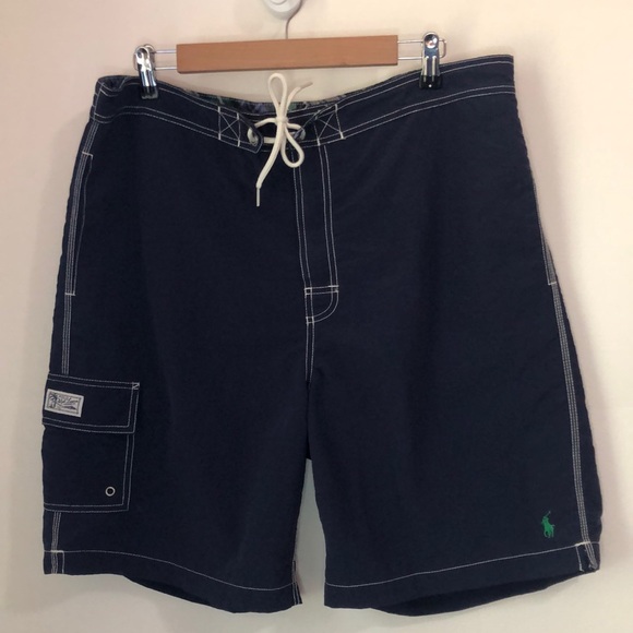 Polo Ralph Lauren Other - Polo Ralph Lauren Swim Cargo Shorts/Trunks Navy - Size XL